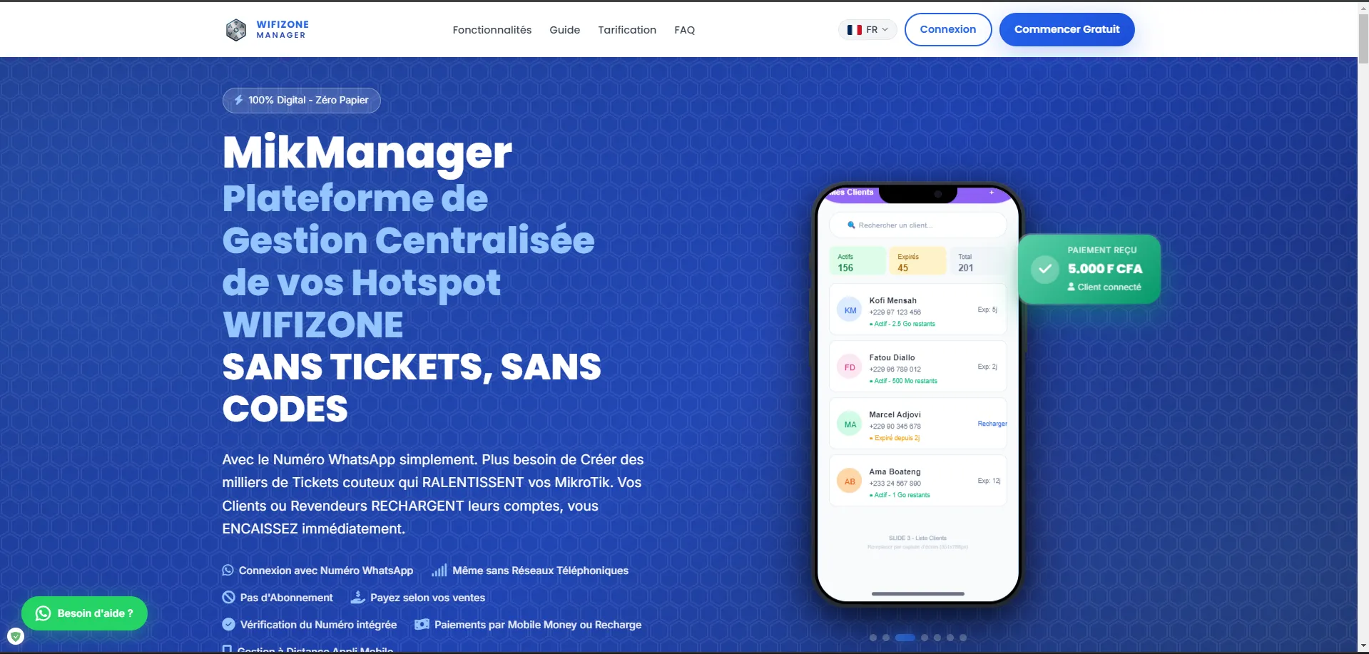WifiZone Manager preview
